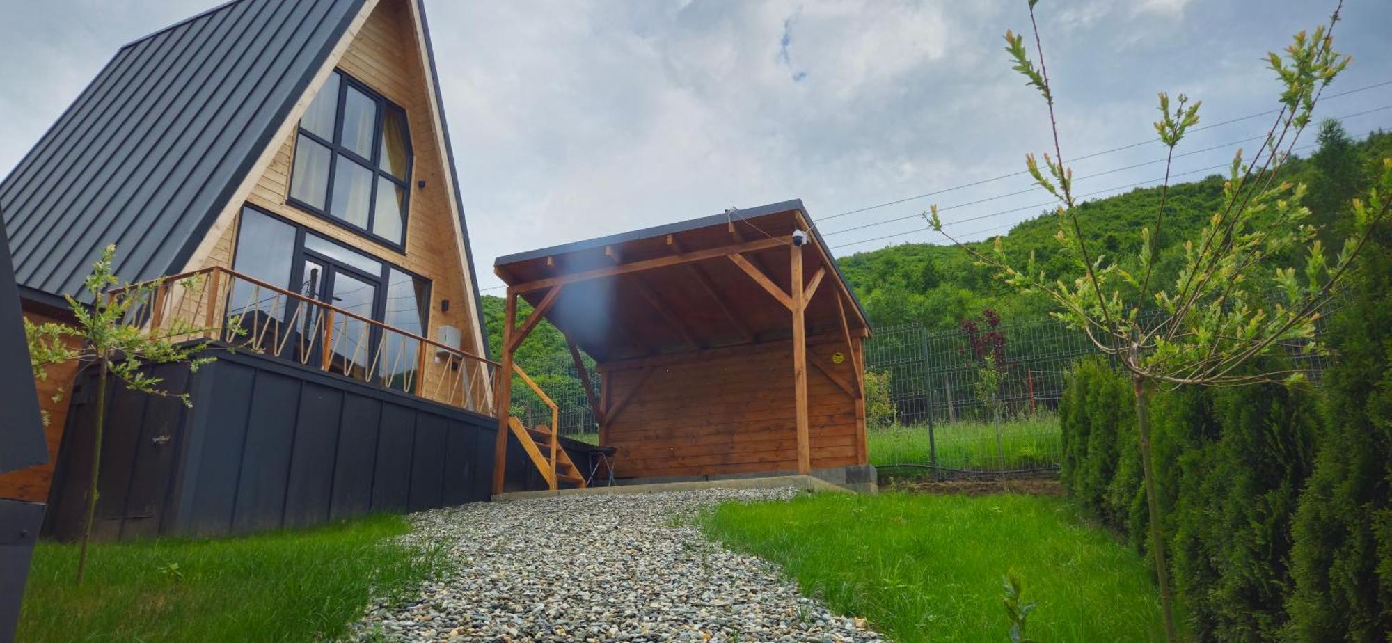 E&T-Cabin A Frame Сибиу Экстерьер фото