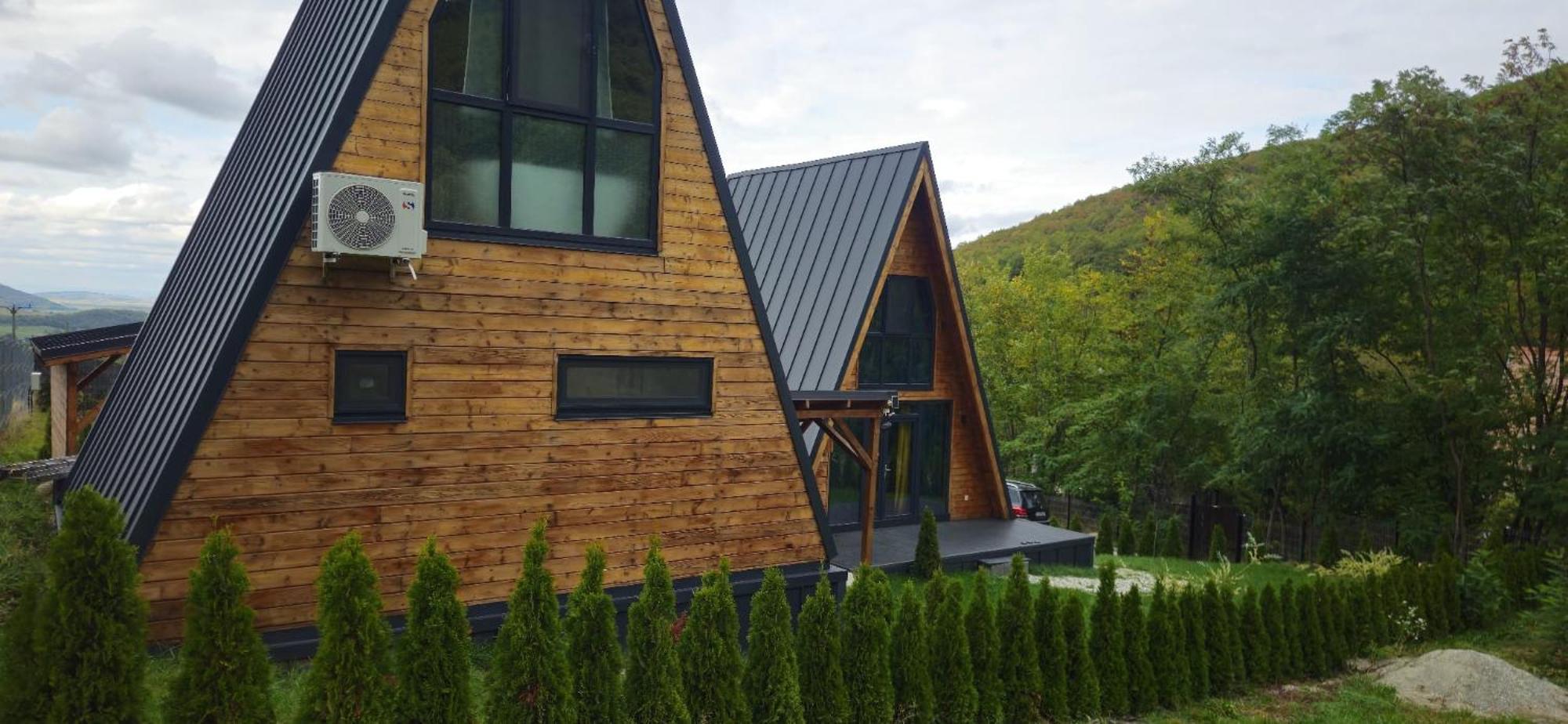E&T-Cabin A Frame Сибиу Экстерьер фото